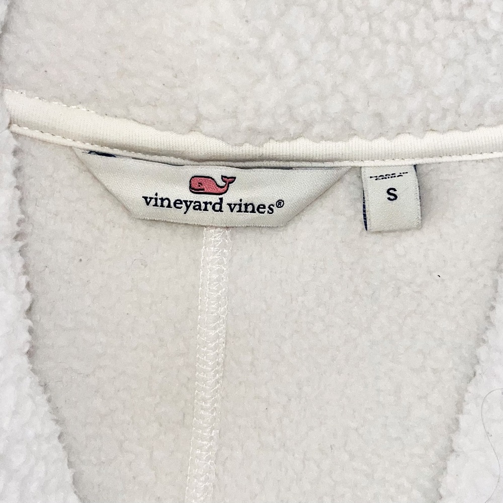 Vineyard Vines Sherpa Open Cardigan sz S - Picture 4 of 11